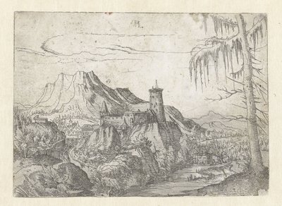 Landscape with Large Castle by Albrecht Altdorfer