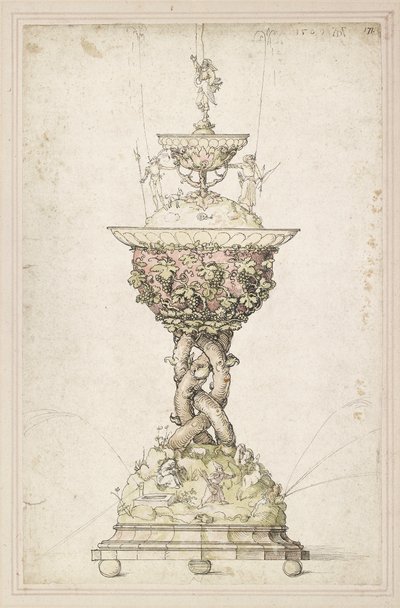 Design for a Table Fountain by Albrecht Dürer