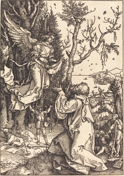 Joachim and the Angel by Albrecht Dürer