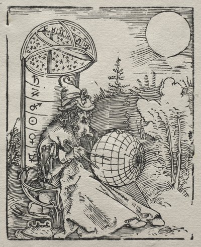 Ptolemy with the Celestial Globe, 1504 by Albrecht Dürer