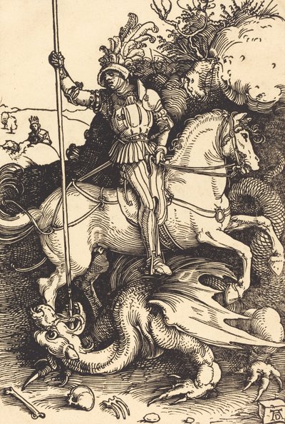 Saint George Killing the Dragon by Albrecht Dürer