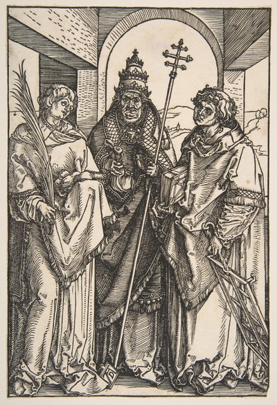 Saint Stephen, Saint Sixtus and Saint Lawrence by Albrecht Dürer
