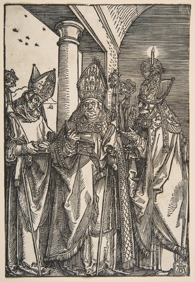 Saints Nicholas, Ulrich and Erasmus by Albrecht Dürer