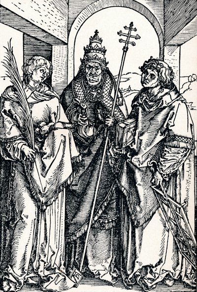 Saints Stephen, Sixtus and Lawrence by Albrecht Dürer