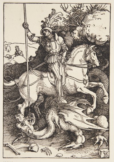 St. George Killing the Dragon by Albrecht Dürer