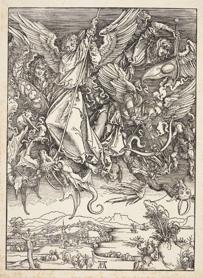 St. Michael Fighting the Dragon by Albrecht Dürer