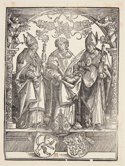 St. Stephen with Two Other Saints by Albrecht Dürer