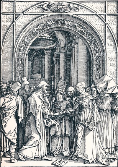 The Betrothal of the Virgin, 1506 by Albrecht Dürer