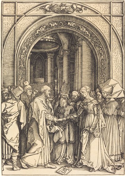 The Betrothal of the Virgin by Albrecht Dürer