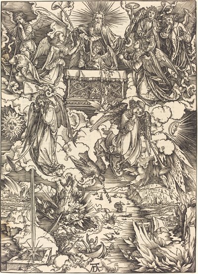 The Seven Angels with the Trumpets by Albrecht Dürer
