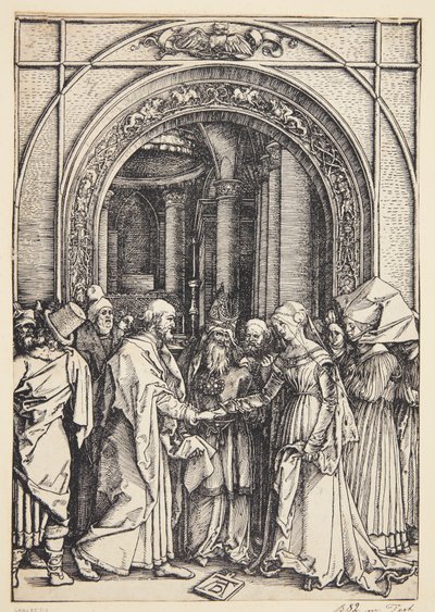 The Betrothal of the Virgin by Albrecht Dürer