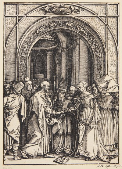 The Betrothal of the Virgin by Albrecht Dürer