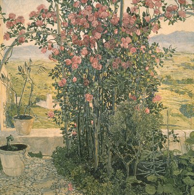 Valley in Umbria by Aleksandr Jakovlevic Golovin