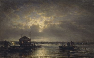 Summer Night on the Neva, 1875 by Aleksei Petrovich Bogolyubov