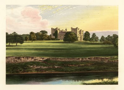 Lumley Castle, Durham, England by Alexander Francis (after) Lydon