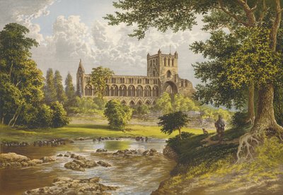 Jedburgh Abbey by Alexander Francis Lydon