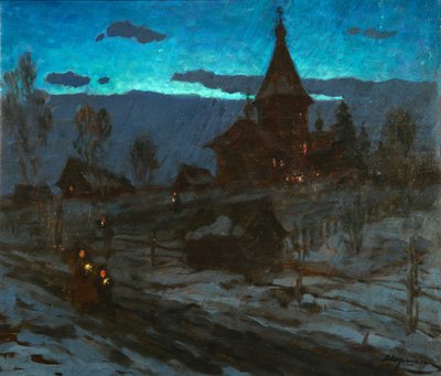 Christmas Eve by Alexander Stepanovich Pershin