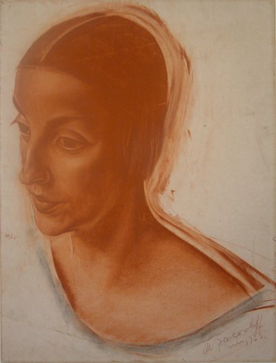 Ballerina Alexandra Balashova, 1923 by Alexander Yevgenyevich Yakovlev