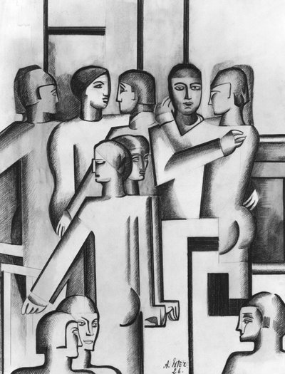 Purist Composition by Alexandra Alexandrowna Exter