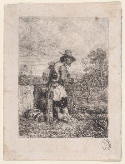 A Beggar, 1833-38 by Alexandre Gabriel Decamps