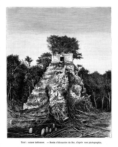 Mayan ruins, Tikal, Guatemala by Alexandre de Bar