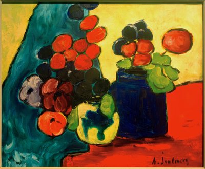 On Red Cloth by Alexej von Jawlensky