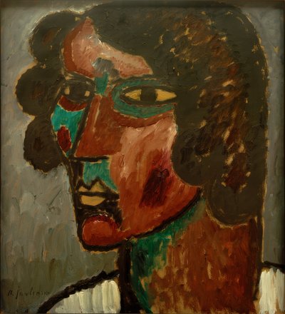 Portrait of Sacharoff by Alexej von Jawlensky