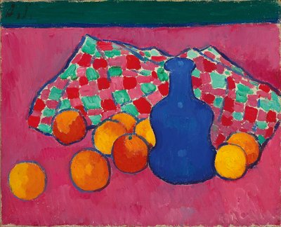 Blue Vase with Oranges by Alexej von Jawlensky
