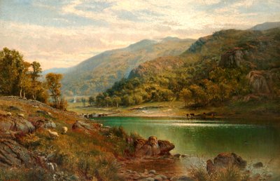 Llyn Mymbyr, Capel Curig by Alfred Augustus Glendening