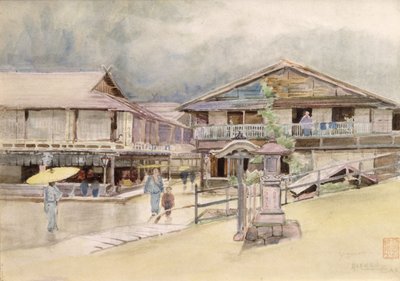 Rainy Day at Yumoto by Alfred East
