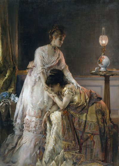 After the Ball by Alfred Emile Stevens