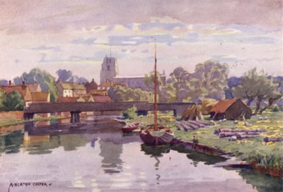 Beccles, on the Waveney, Suffolk by Alfred Heaton Cooper