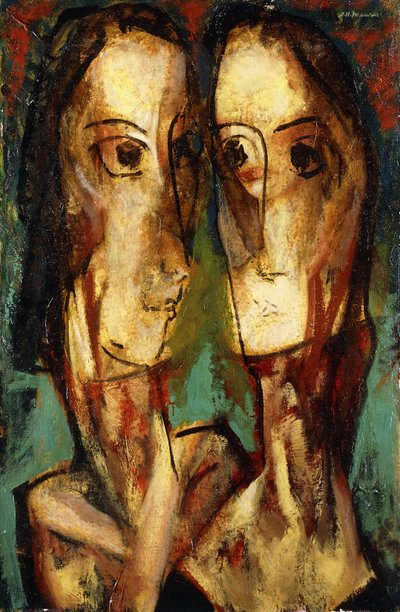 Two Heads by Alfred Henry Maurer