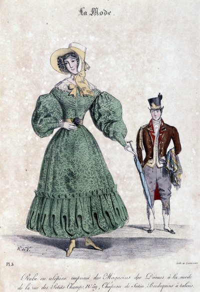 Feminine and masculine fashion by Alfred Leon Lemercier