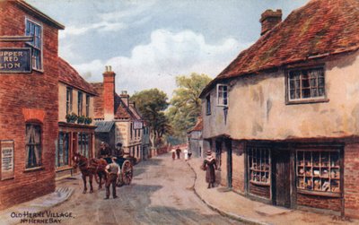 Old Herne Village, Near Herne Bay by Alfred Robert Quinton