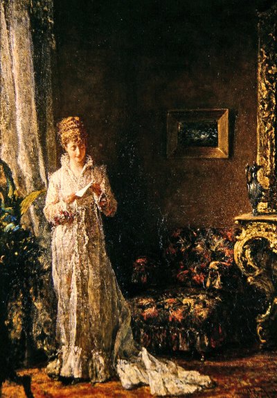 Lady in a Lace Dress (Good News) by Alfred Seifert