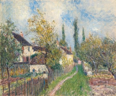 Footpath in Les Sablons. 1883 by Alfred Sisley