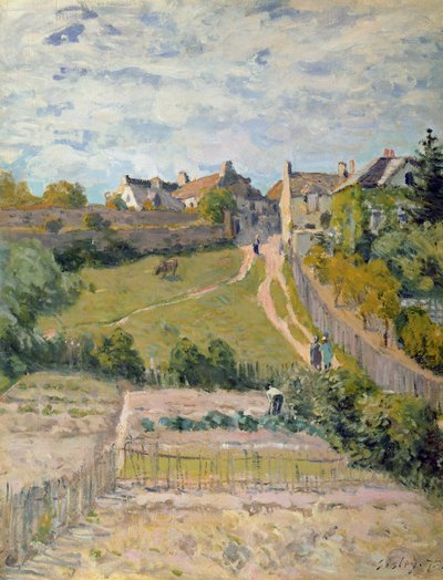 The Climbing Path, 1875 by Alfred Sisley