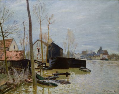 The Floods at Moret by Alfred Sisley