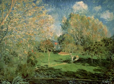 The Garden of Hoschede Family, 1881 by Alfred Sisley