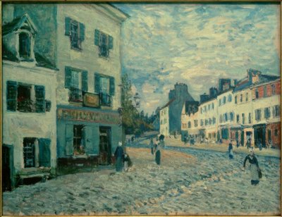 A Street in Marly by Alfred Sisley