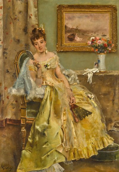 Coquetterie by Alfred Emile Stevens