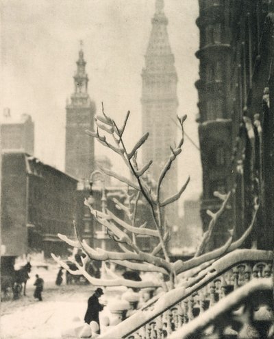 Two Towers - New York by Alfred Stieglitz