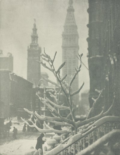 Two Towers, New York by Alfred Stieglitz