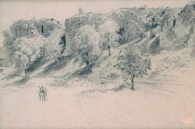 Landscape by Alfred Victor de Vigny