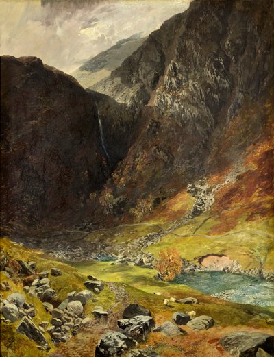 Styhead Pass, Borrowdale by Alfred William Hunt