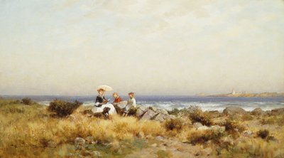 Reading by the Sea by Alfred Wordsworth Thompson