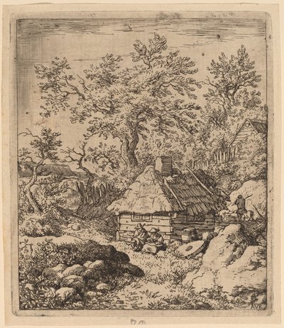 Landscape with Millstone near a Cask by Allart van Everdingen