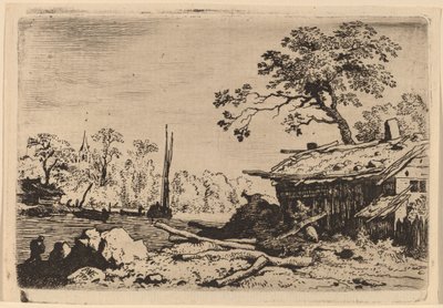 Ruinous Hut by Allart van Everdingen