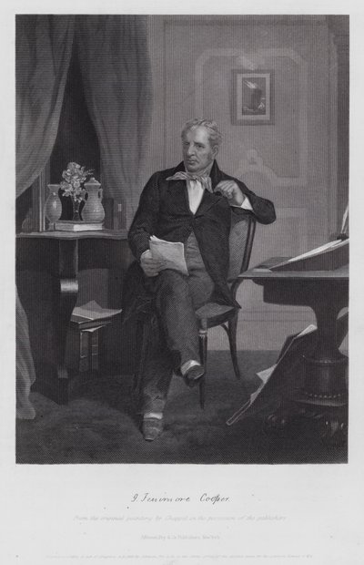 James Fenimore Cooper by Alonzo (after) Chappel